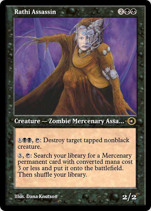 Magic the Gathering Card - Rathi Assassin - MTG Circle