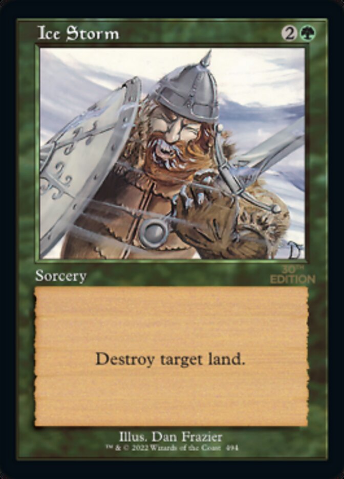 Magic the Gathering Card - Ice Storm - MTG Circle