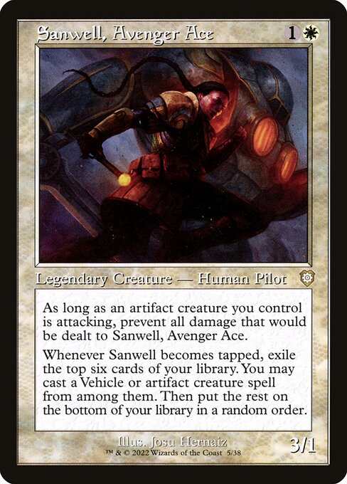 Magic the Gathering Card - Sanwell, Avenger Ace - MTG Circle