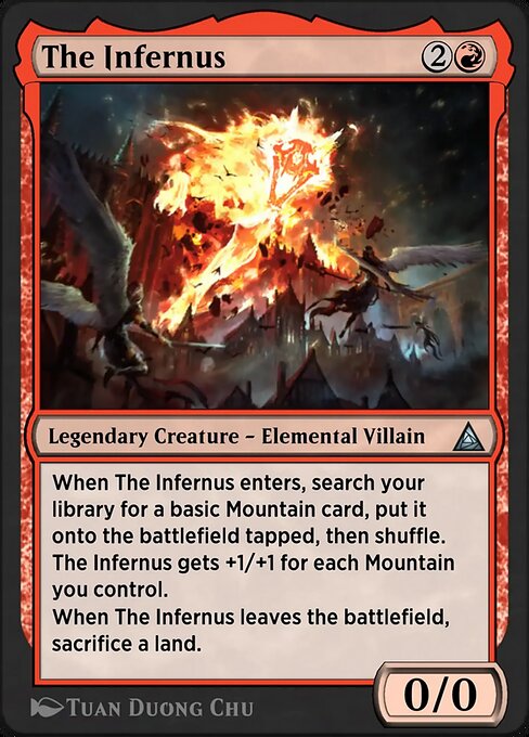 Magic the Gathering Card - Molten Man, Inferno Incarnate - MTG Circle