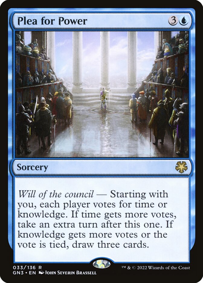 Magic the Gathering Card - Plea for Power - MTG Circle