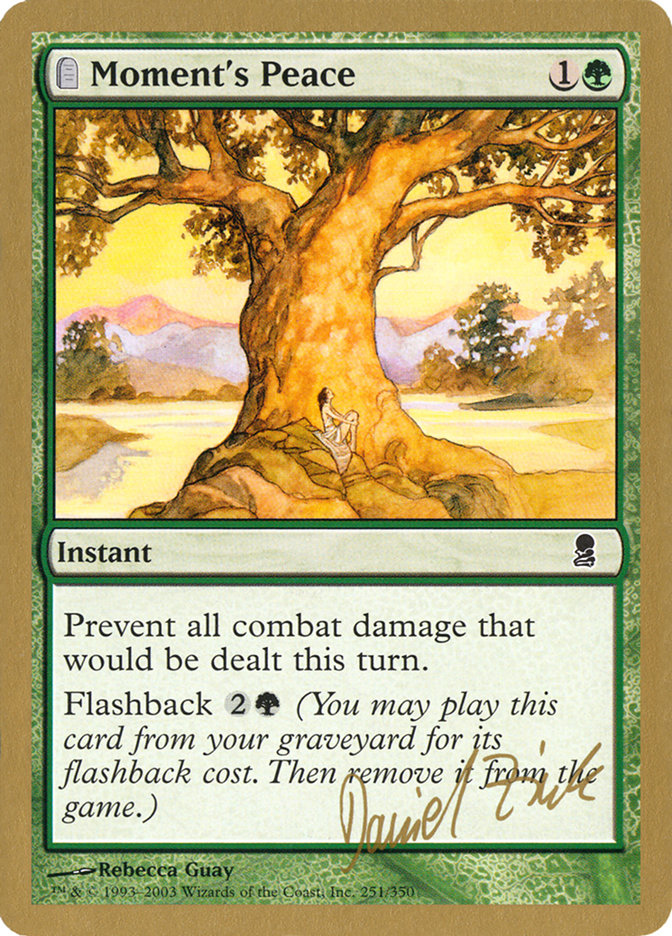 Magic the Gathering Card - Moment's Peace - MTG Circle