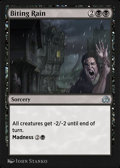 Magic the Gathering Card - Biting Rain - MTG Circle