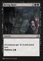 Magic the Gathering Card - Biting Rain - MTG Circle