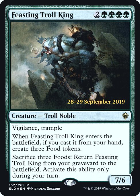Magic the Gathering Card - Feasting Troll King - MTG Circle