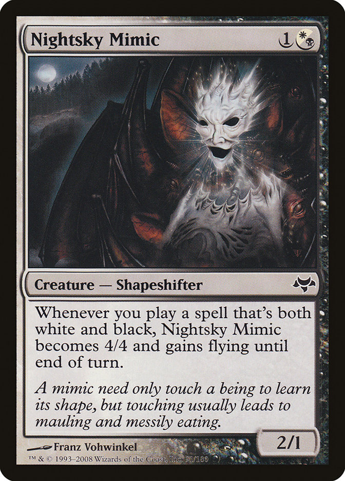 Magic the Gathering Card - Nightsky Mimic - MTG Circle