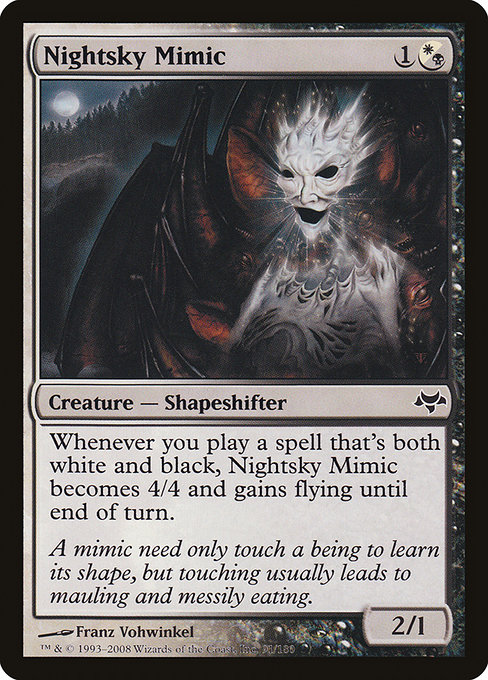 Magic the Gathering Card - Nightsky Mimic - MTG Circle