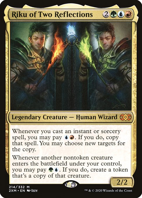 Magic the Gathering Card - Riku of Two Reflections - MTG Circle