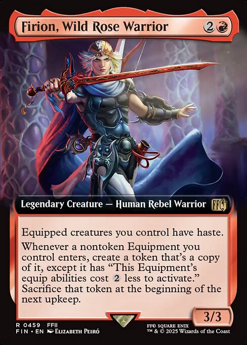 Magic the Gathering Card - Firion, Wild Rose Warrior - MTG Circle