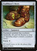 Magic the Gathering Card - Trailblazer's Boots - MTG Circle