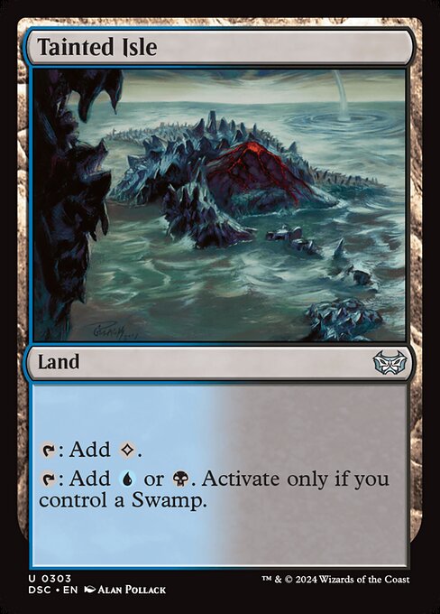 Magic the Gathering Card - Tainted Isle - MTG Circle