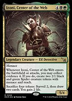 Magic the Gathering Card - Izoni, Center of the Web - MTG Circle