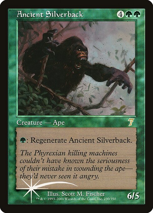 Magic the Gathering Card - Ancient Silverback - MTG Circle