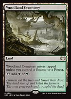 Magic the Gathering Card - Woodland Cemetery - MTG Circle