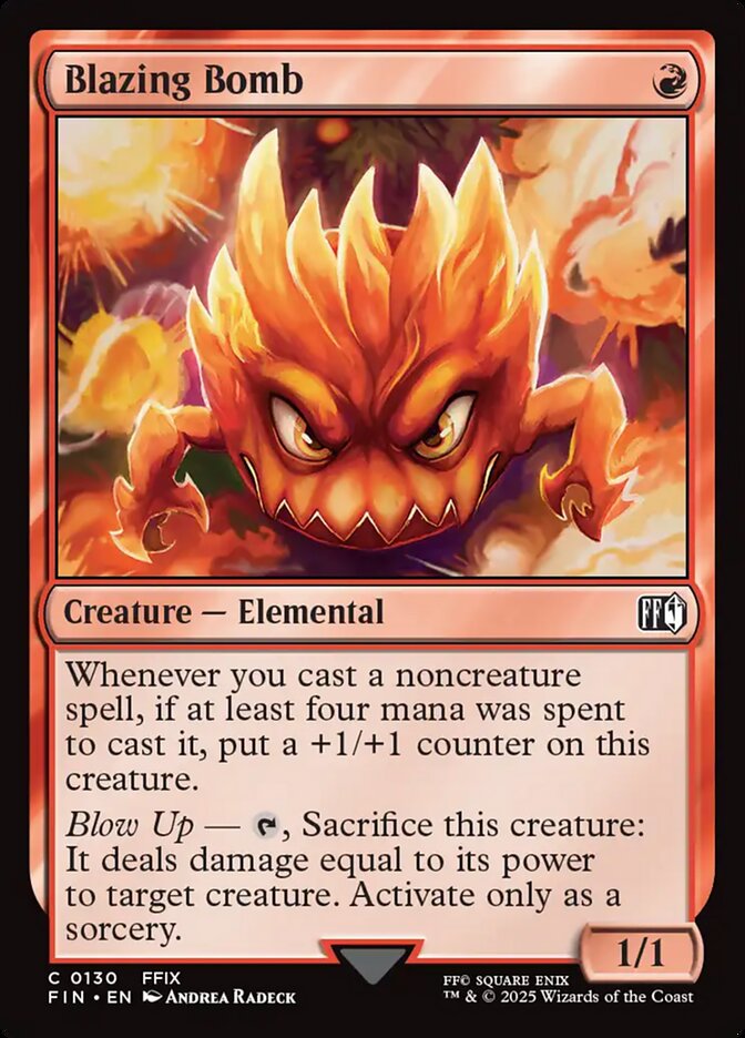 Magic the Gathering Card - Blazing Bomb - MTG Circle