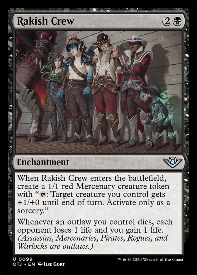 Magic the Gathering Card - Rakish Crew - MTG Circle