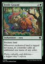 Magic the Gathering Card - Fertile Ground - MTG Circle