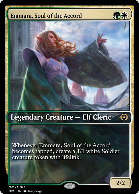 Magic the Gathering Card - Emmara, Soul of the Accord - MTG Circle