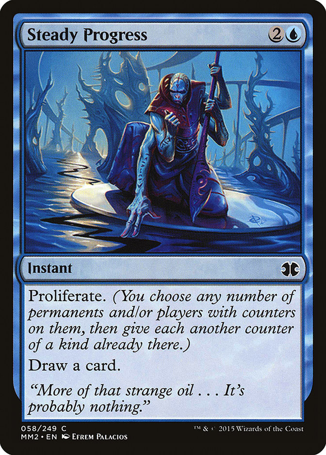 Magic the Gathering Card - Steady Progress - MTG Circle