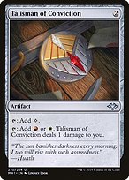 Magic the Gathering Card - Talisman of Conviction - MTG Circle