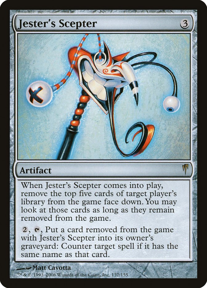 Magic the Gathering Card - Jester's Scepter - MTG Circle