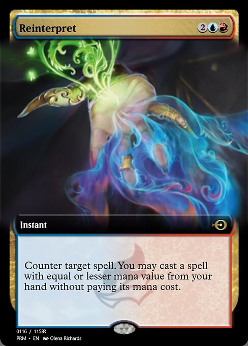 Magic the Gathering Card - Reinterpret - MTG Circle