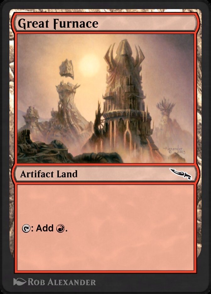 Magic the Gathering Card - Great Furnace - MTG Circle