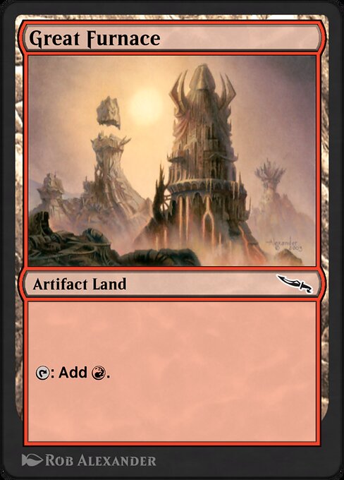 Magic the Gathering Card - Great Furnace - MTG Circle