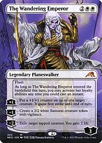 Magic the Gathering Card - The Wandering Emperor - MTG Circle