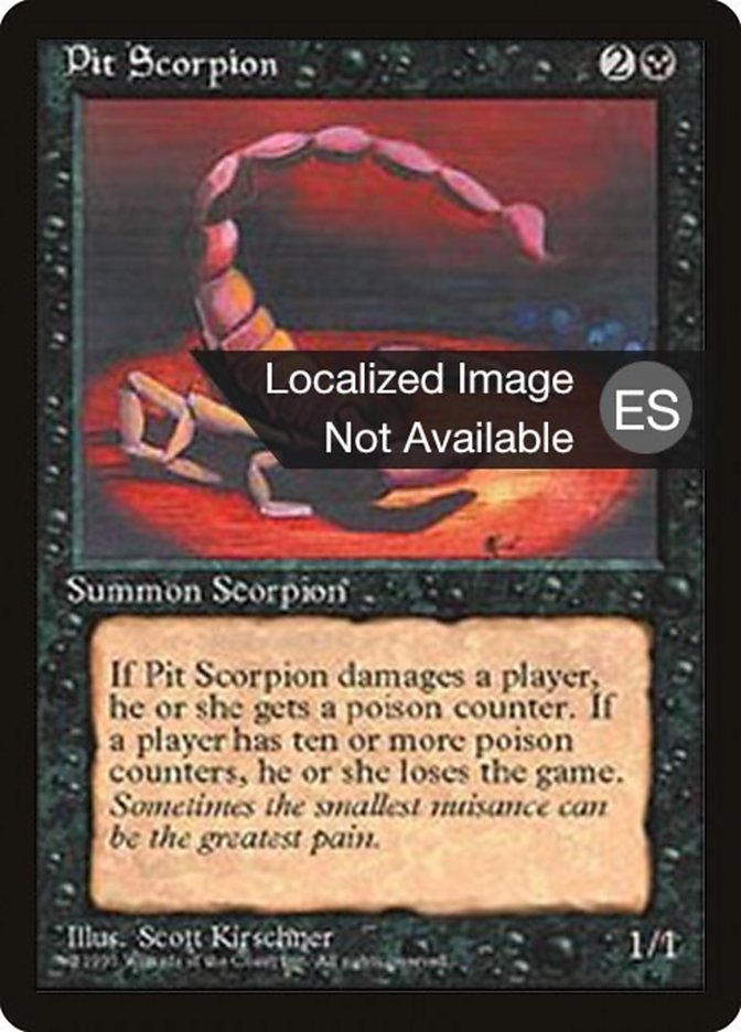 Magic the Gathering Card - Pit Scorpion - MTG Circle