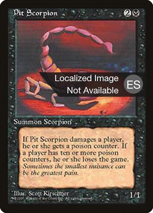 Magic the Gathering Card - Pit Scorpion - MTG Circle