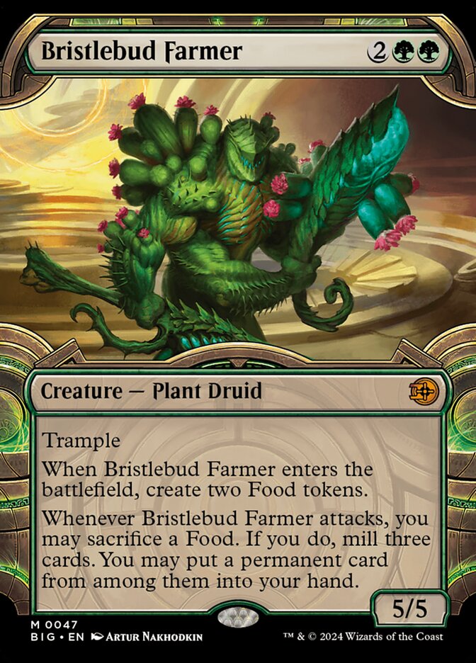 Magic the Gathering Card - Bristlebud Farmer - MTG Circle