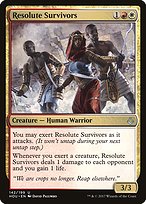 Magic the Gathering Card - Resolute Survivors - MTG Circle