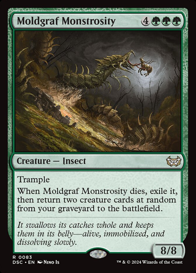 Magic the Gathering Card - Moldgraf Monstrosity - MTG Circle
