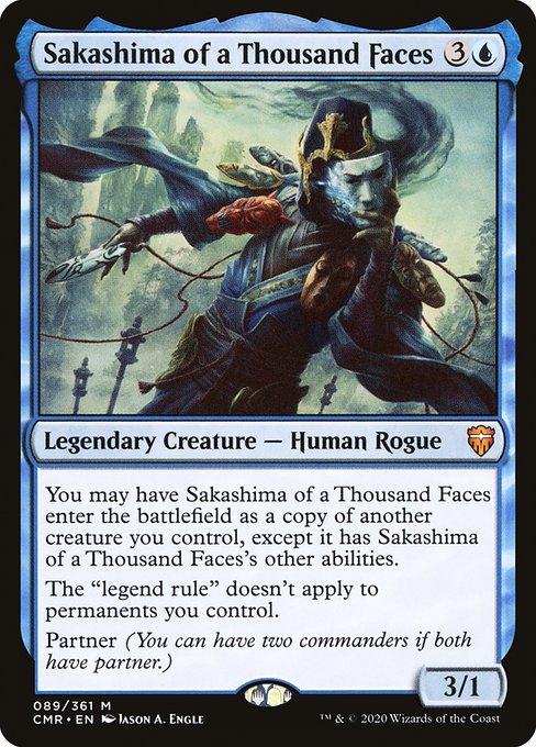 Magic the Gathering Card - Sakashima of a Thousand Faces - MTG Circle