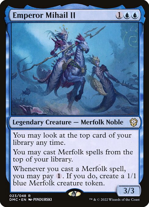 Magic the Gathering Card - Emperor Mihail II - MTG Circle