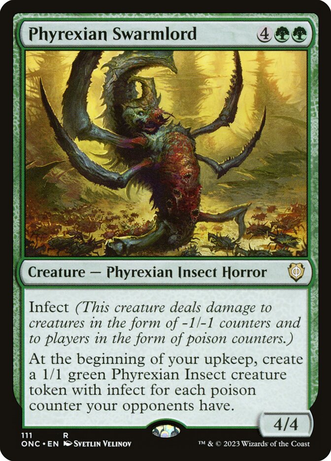 Magic the Gathering Card - Phyrexian Swarmlord - MTG Circle