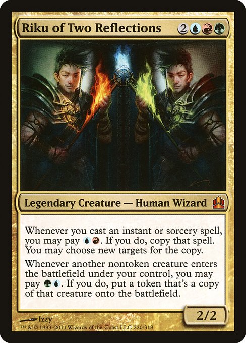 Magic the Gathering Card - Riku of Two Reflections - MTG Circle