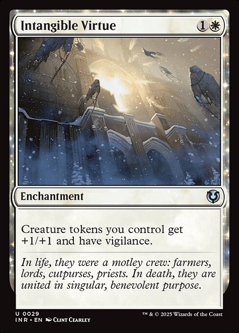 Magic the Gathering Card - Intangible Virtue - MTG Circle