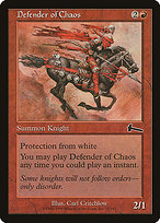 Magic the Gathering Card - Defender of Chaos - MTG Circle