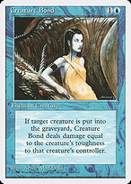Magic the Gathering Card - Creature Bond - MTG Circle