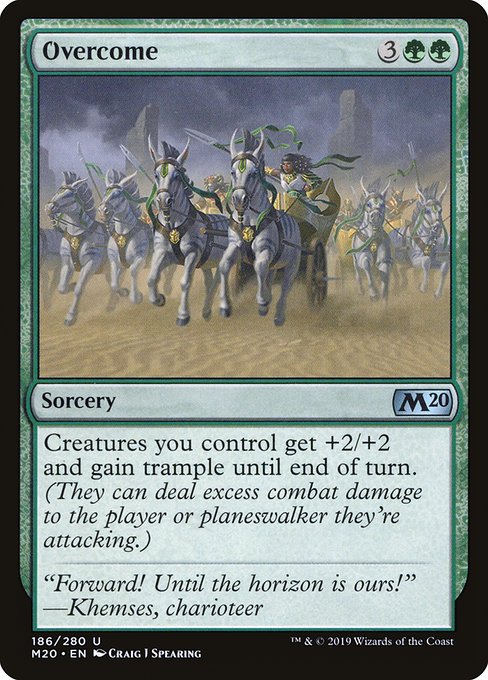 Magic the Gathering Card - Overcome - MTG Circle