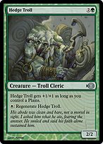 Magic the Gathering Card - Hedge Troll - MTG Circle