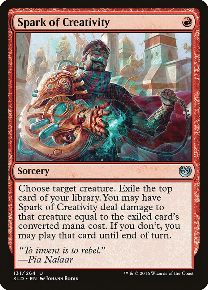 Magic the Gathering Card - Spark of Creativity - MTG Circle