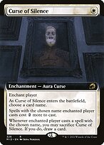 Magic the Gathering Card - Curse of Silence - MTG Circle