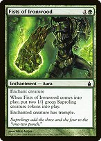 Magic the Gathering Card - Fists of Ironwood - MTG Circle