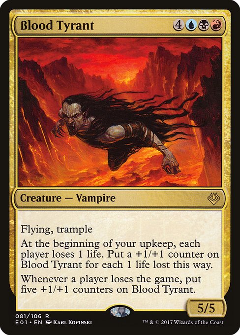 Magic the Gathering Card - Blood Tyrant - MTG Circle