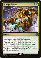 Magic the Gathering Card - Abrupt Decay - MTG Circle