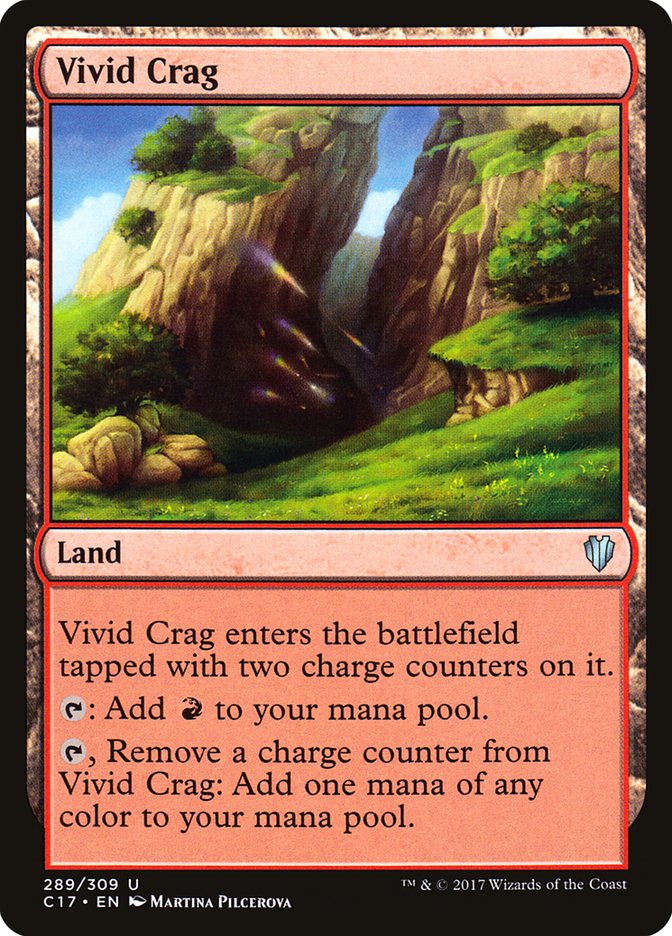 Magic the Gathering Card - Vivid Crag - MTG Circle