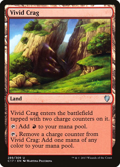Magic the Gathering Card - Vivid Crag - MTG Circle